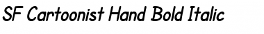 SF Cartoonist Hand Bold Italic Font