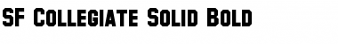 SF Collegiate Solid Font