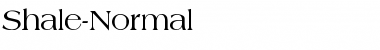Shale-Normal Regular Font