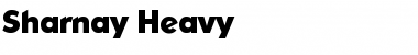 Sharnay Heavy Regular Font