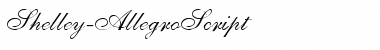 Shelley-AllegroScript Regular Font
