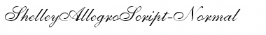 Download ShelleyAllegroScript-Normal Font