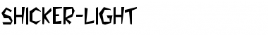 Shicker-Light Regular Font