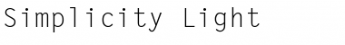 Simplicity Regular Font
