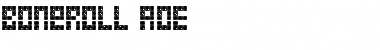 Download BoneRoll AOE Font