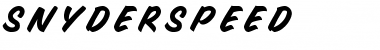 Download SnyderSpeed Font