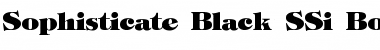 Sophisticate Black SSi Bold Font