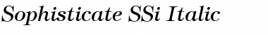 Sophisticate SSi Font