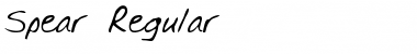 Download Spear Font