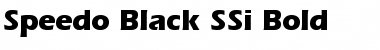 Speedo Black SSi Bold Font