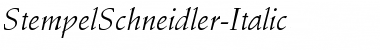 Download StempelSchneidler-Italic Font Download StempelSchneidler-Italic Font