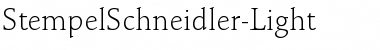 StempelSchneidler-Light Regular Font