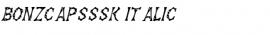 BonzCapsSSK Italic Font