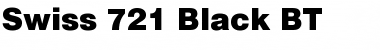 Swis721 Blk BT Black Font