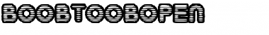 BoobToobOpen Regular Font