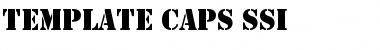 Download Template Caps SSi Font