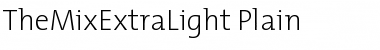 TheMixExtraLight Font