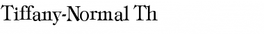Tiffany-Normal Th Regular Font