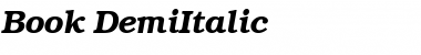 Book&nbsp;DemiItalic