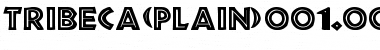 Tribeca (Plain):001.001 (Plain):001.001 Font