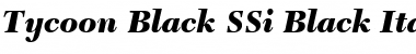 Tycoon Black SSi Black Italic