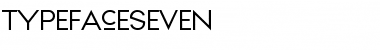 TypefaceSeven Regular Font