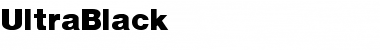 Download UltraBlack Font