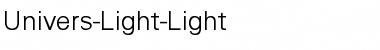Univers-Light-Light Regular Font
