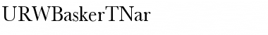 URWBaskerTNar Regular Font