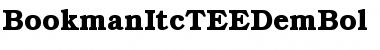 Download BookmanItcTEEDemBol Font