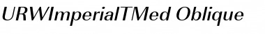 URWImperialTMed Oblique Font