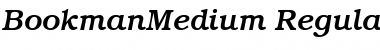 BookmanMedium RegularItalic Font