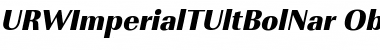 URWImperialTUltBolNar Font