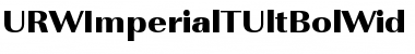 URWImperialTUltBolWid Regular Font