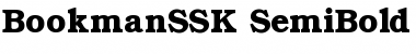 BookmanSSK SemiBold Font