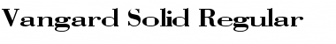 Vangard Solid Regular Font