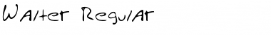 Walter Regular Font