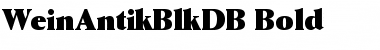 WeinAntikBlkDB Font