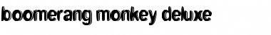 Download boomerang monkey deluxe. Font