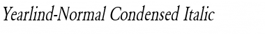 Yearlind-Normal Condensed Italic