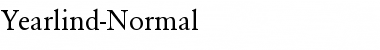 Yearlind-Normal Font