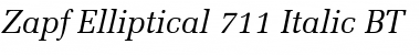 ZapfEllipt BT Font