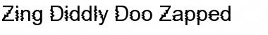 Zing Diddly Doo Zapped Regular Font