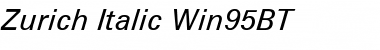 Zurich Win95BT Font