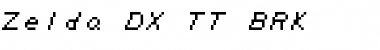 Zelda DX TT BRK Regular Font
