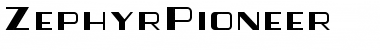 ZephyrPioneer Regular Font