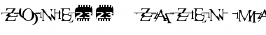 Zone23_zazen matrix Font