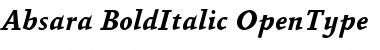 Absara Bold Italic