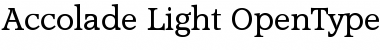 Accolade-Light Font