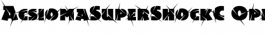Download AcsiomaSuperShockC Font Download AcsiomaSuperShockC Font
